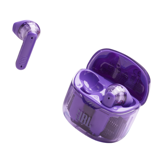 JBL Tune Flex Ghost Edition - Ghost Purple - True wireless Noise Cancelling earbuds - Detailshot 7 image number null